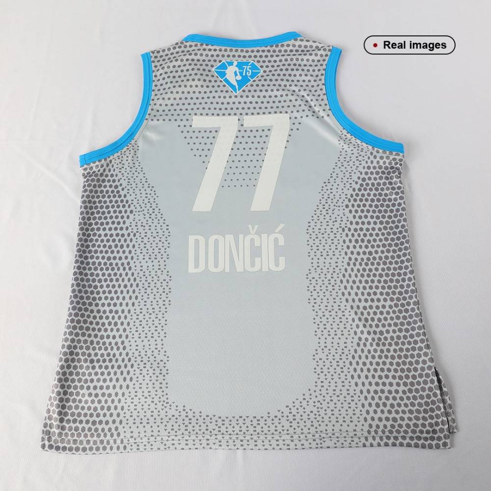 Men's Luka Doncic #77 Jordan Brand Gray 2022 NBA All-Star Game Swingman Jersey-Pro Kit Vault | Brand New 26/27 Sports Jerseys